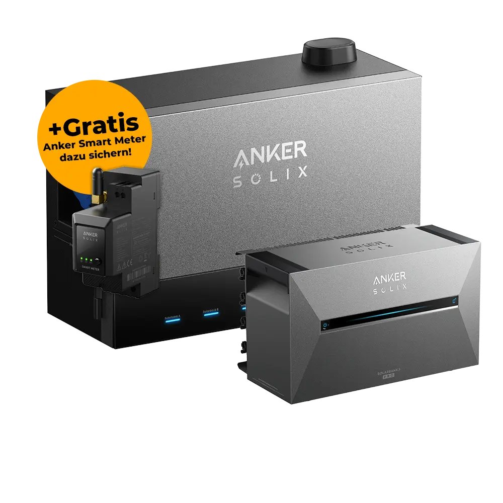 Anker SOLIX Power Dock Set mit 1x Solarbank 3 Pro inkl. Smart Meter