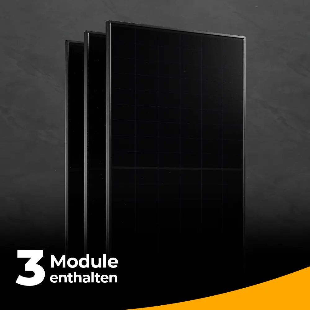 Solago Balkonkraftwerk 1500W – Set — balcony-rail mounted 1500W kit with 800W inverter output